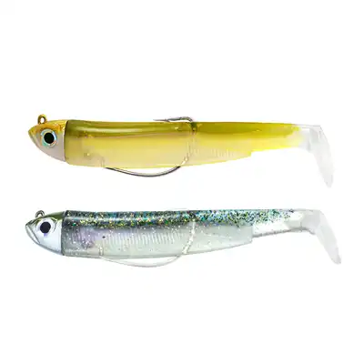 Fiiish BM120/3 BM3019 Double Combo Shore 12gr Ghost Minnow-Wakasagi Silikon Yem 