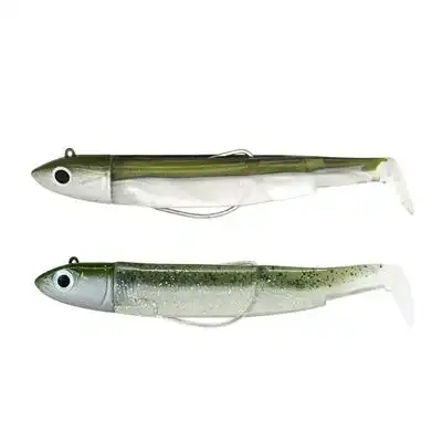 Fiiish BM70/1 BM3035 Double Combo Off Shore 6gr Khaki-Ghost Minnow Silikon Yem 