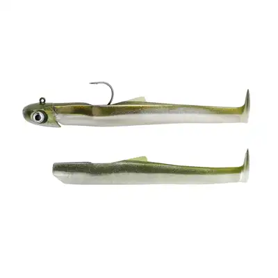 Fiiish Mud Digger MD90 / MD1275 Combo 10gr Kaki Silikon Yem 