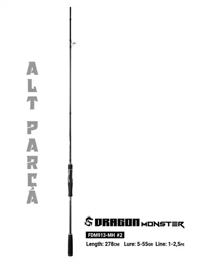 Fujin Dragon Monster 278cm 5-55gr Alt Parça 