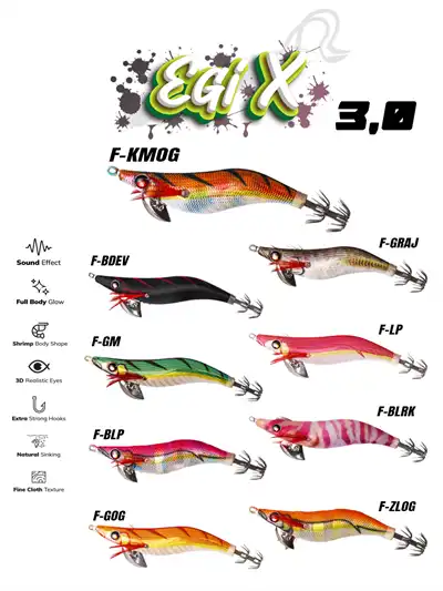 Fiiish STH1096 Power Tail Squid Shore 15gr White Morning Kalamar Zokası 