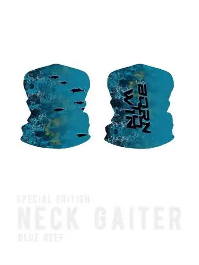 Fujin Neck Gaiter Boyunluk Blue Reef 