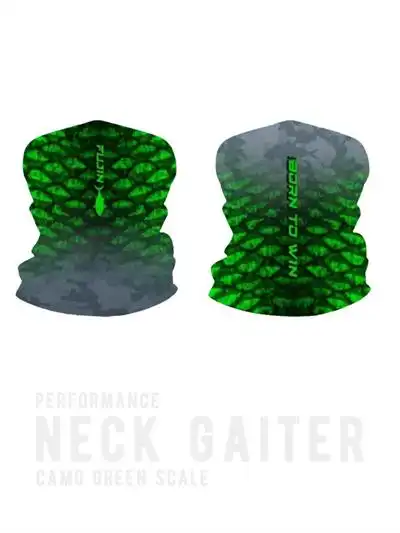 Fujin Neck Gaiter Boyunluk Camo Green Scale 