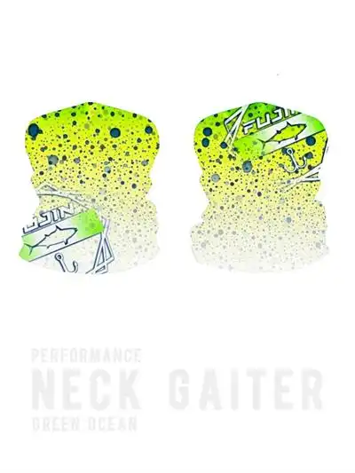 Fujin Neck Gaiter Boyunluk Green Ocean 