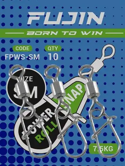 Fujin Power Roll Snap #SM 7.5kg Çekerli Klips 