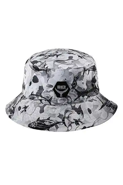Fujin Pro Angler Bucket Black Fish Şapka 