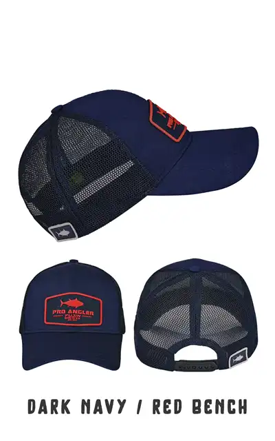 Fujin Pro Angler Dark Navy + Red Bench Şapka 