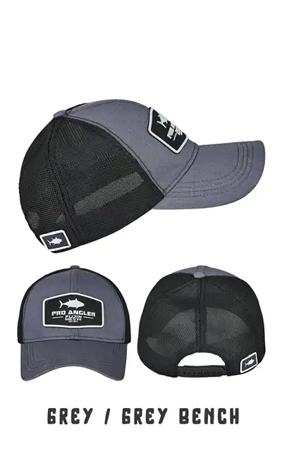 Fujin Pro Angler Grey + Grey Bench Şapka 