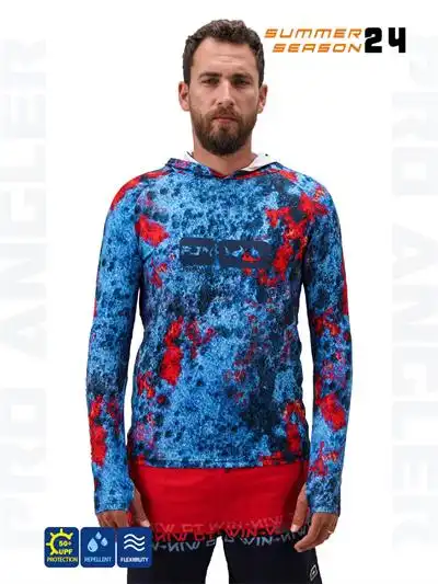 Fujin Arm Sleeve Aqua Orange Fish Kolluk 