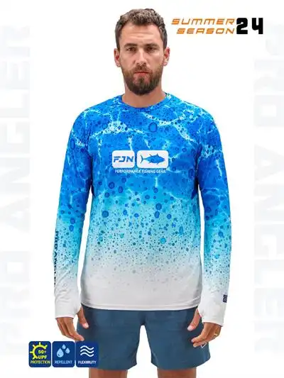 Fujin Neck Gaiter Boyunluk Aqua Blue Fish 