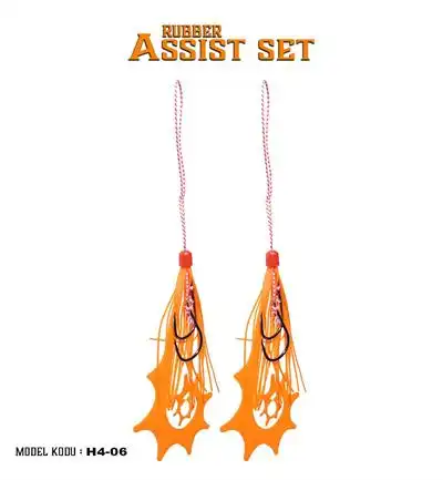 Fujin Rubber Hazır Skirt + Assist Set Orange H4-06 