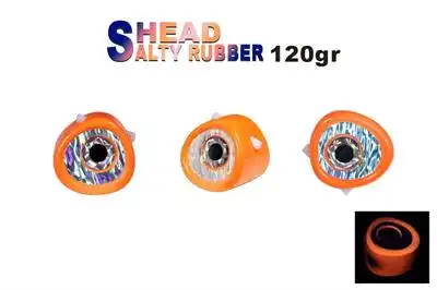 Fujin Salty Rubber Head 120gr Kafa 05 Orange  3D Eye 