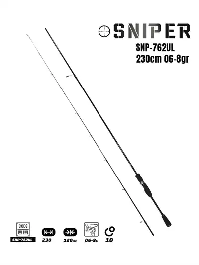 Fujin Sniper 230cm 06-8gr Ultra Light LRF Kamışı FSN-762UL 