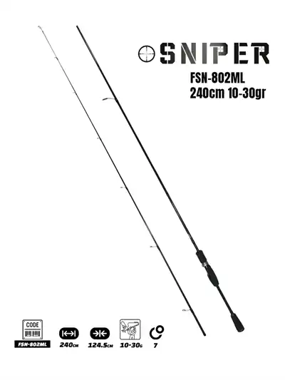 Fujin Sniper 240cm 10-30gr Spin Kamış FSN-802ML 