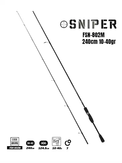 Fujin Sniper 240cm 10-40gr Spin Kamış FSN-802M 