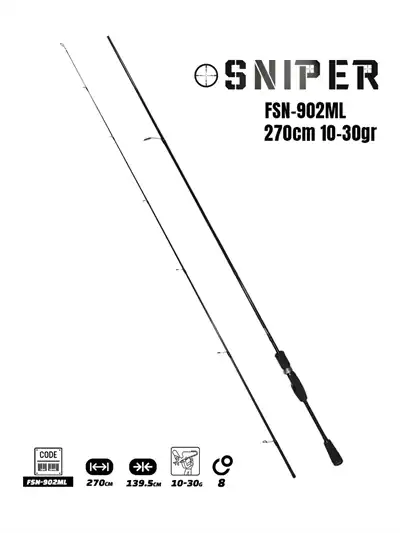 Fujin Sniper 270cm 10-30gr Spin Kamış FSN-902ML 